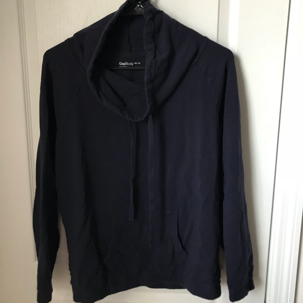 🌷3/$10🌷 GAP Body Navy Cowl Neck Sweatshirt XS